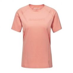 Koszulka sportowa damska Mammut Selun Fl Logo. Czerwone koszulki sportowe damskie Mammut, l, bez wzorów, z bawełny, bez ramiączek. Za 341.00 zł.