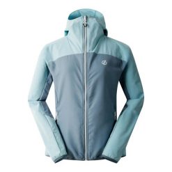 Damska kurtka turystyczna Dare 2B Ardently. Niebieskie kurtki sportowe damskie Dare 2B, bez wzorów, z materiału, bez ramiączek, bez kaptura, trekkingowe. Za 149.99 zł.