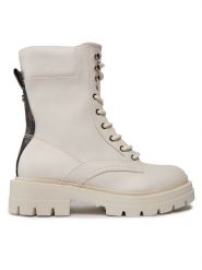Guess Trapery Obetter FL7OTT ELE10 Écru. Trapery damskie Guess, ze skóry, bez zapięcia. Za 709.99 zł.