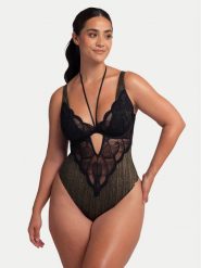 Dorina Body Bailey FXBS0012LA165 Czarny. Czarne body Dorina, bez wzorów, z syntetyku. Za 89.99 zł.