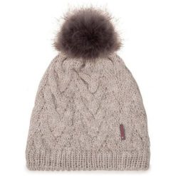 Czapka BUFF Knitted & Fleece Beanie Caryn. Brązowe czapki męskie Buff, bez wzorów. W wyprzedaży za 138.60 zł.