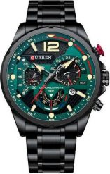 Zegarek Curren ZEGAREK MĘSKI CURREN 8395 (zc019c) - CHRONOGRAF. Zegarki męskie Curren, bez wzorów. Za 139.38 zł.