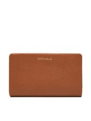 Coccinelle Portfel E2 TBM 11 F3 01 Brązowy. Brązowe portfele damskie Coccinelle, ze skóry. Za 549.99 zł.