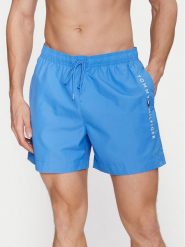 Tommy Hilfiger Szorty kąpielowe UM0UM03258 Niebieski Regular Fit. Niebieskie kąpielówki męskie Tommy Hilfiger, bez wzorów, z syntetyku. Za 269.99 zł.