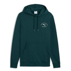 Bluza z kapturem męskie Puma Class Graphic Hoodie. Białe bluzy męskie Puma, m, bez wzorów, z bawełny, sportowe, bez ramiączek, z kapturem. Za 290.00 zł.