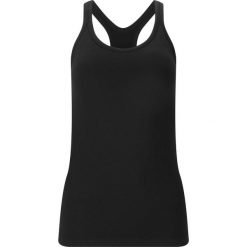 Damski tank top Athlecia Connie. Czarne topy damskie Athlecia, bez wzorów, sportowe, bez kołnierzyka, bez ramiączek. Za 215.50 zł.