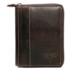 Portfel męski skórzany Buffalo Wild N4Z-HP-F brązowe. Brązowe portfele męskie BUFFALO WILD, bez wzorów, ze skóry. Za 79.99 zł.