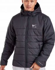 KURTKA MĘSKA NIKE AIR THERMA-FIT CZARNA FN0251 010 CIEPŁA PUCHOWA r. S. Czarne kurtki męskie Nike, m, bez wzorów, z puchu, bez kaptura. Za 589.99 zł.