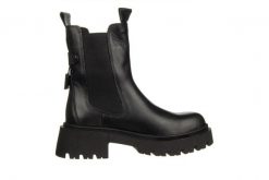 Botki Bayla-161 205 1506 01 Black 161651, Czarny, Skóra naturalna - 36. Czarne botki damskie Bayla, na zimę, bez wzorów, z gumy, eleganckie, z okrągłym noskiem, za kostkę, bez obcasa, bez zapięcia. W wyprzedaży za 349.00 zł.