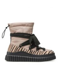 Jenny Fairy Trzewiki WS5880-02 Beżowy. Brązowe botki damskie Jenny Fairy, bez wzorów, z materiału, bez obcasa, na płaskiej podeszwie, bez zapięcia. Za 179.99 zł.