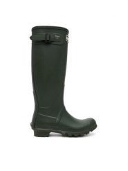 Barbour Kalosze LRF0043OL51 Zielony. Zielone kalosze damskie Barbour, bez wzorów, z gumy, bez zapięcia. Za 449.99 zł.