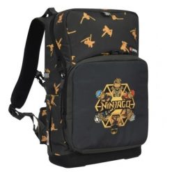 Plecak do szkoły LEGO Optimo Plus NINJAGO 20213-2204. Czarne plecaki męskie Lego, bez wzorów. Za 274.85 zł.