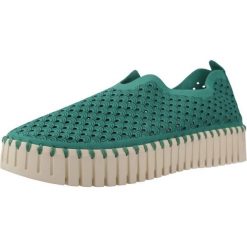 Buty ILSE JACOBSEN TULIP3373 Zielony. Zielone obuwie trekkingowe damskie Ilse Jacobsen, bez zapięcia. Za 263.99 zł.