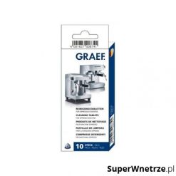 Tabletki myjące GRAEF, opak. 10 szt. Ekspresy ciśnieniowe Graef. W wyprzedaży za 63.90 zł.