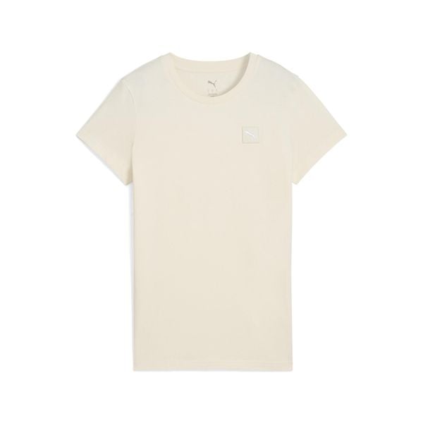 Damska koszulka ESS ELEVATED PUMA No Dye Color Mix. Brązowe bluzki damskie Puma, s, z aplikacjami, eleganckie, bez kołnierzyka, bez ramiączek. Za 92.99 zł.