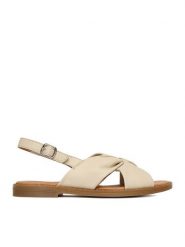 Remonte Sandały CEO-D3674-61 Beżowy. Brązowe sandały damskie Remonte, bez wzorów, ze skóry, bez obcasa, na płaskiej podeszwie, bez zapięcia. Za 339.99 zł.