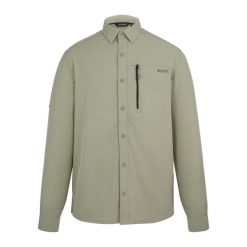 Męska Lekka Odstraszająca Owady Koszula Podróżna Z Długim Rękawem. Brązowe koszule męskie Regatta, m, bez wzorów, sportowe, bez kołnierzyka, bez ramiączek. Za 174.99 zł.