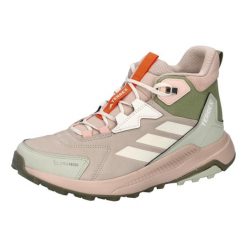 Damskie buty trekkingowe adidas Terrex Anylander. Białe obuwie trekkingowe damskie Adidas, z materiału, bez zapięcia. Za 443.50 zł.