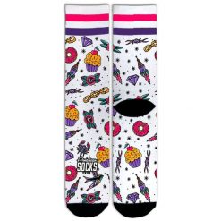 Skarpetki American Socks Cupcake. Białe skarpetki damskie AMERICAN SOCKS, bez wzorów. Za 101.48 zł.