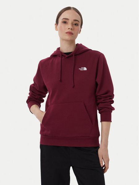 The North Face Bluza Evolution Simple Dome NF0A8CWN Bordowy Regular Fit. Czerwone bluzy damskie The North Face, m, bez wzorów, z bawełny, bez ramiączek, bez kaptura. Za 299.99 zł.