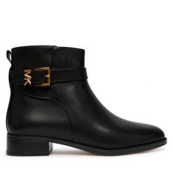 Botki MICHAEL Michael Kors. Czarne botki damskie MICHAEL Michael Kors, bez wzorów, bez obcasa, na płaskiej podeszwie, bez zapięcia. Za 1,019.00 zł.
