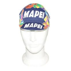Czapka rowerowa Gist Equipe Vintage Mapei. Brązowe czapki damskie GIST, bez wzorów, z materiału, eleganckie. Za 113.77 zł.