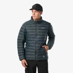 Kurtka Puchowa Wędrówki Mężczyzna Himalaya Izolujący. Zielone kurtki męskie SWEDEMOUNT, m, bez wzorów, z materiału, klasyczne, bez kaptura. Za 539.99 zł.