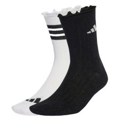 Pakiet 2 par skarpet Glow. Białe skarpety męskie Adidas, bez wzorów. Za 79.95 zł.