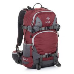 Plecak skitouring i freeride Kilpi RISE-U. Czerwone plecaki damskie Kilpi, bez wzorów, sportowe. Za 339.43 zł.