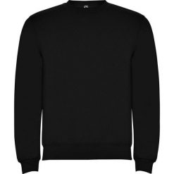 Bluza Unisex Dla Dorosłych Clasica Z Okrągłym Dekoltem. Czarne bluzy męskie ROLY, m, bez wzorów, bez ramiączek, bez kaptura. Za 73.99 zł.