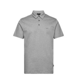 Koszulka Polo męska BOSS Palosh 30 Silver slim fit szara (50471335-041). Szare koszulki sportowe męskie Boss, m, bez wzorów, bez ramiączek. Za 289.00 zł.