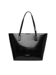 Nine West Torebka CEO-GENTLE GLAM-LDA9920 Czarny. Czarne shopperki damskie Nine West, bez wzorów, ze skóry, bez dodatków. Za 279.99 zł.