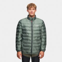 Kurtka trekkingowa męska Alpinus Nordend zielona. Zielone kurtki męskie Alpinus, m, bez wzorów, sportowe, bez kaptura. Za 349.00 zł.