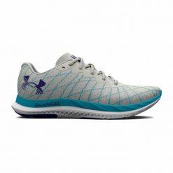 Kobieta Obuwie Sportowe Under Armour Charged Breeze, Biały. Białe obuwie sportowe damskie Under Armour, bez wzorów, bez zapięcia, do biegania. W wyprzedaży za 401.35 zł.