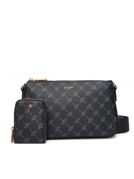 JOOP! Torebka Cortina 4140006167 Granatowy. Niebieskie listonoszki damskie JOOP!, bez wzorów, ze skóry, bez dodatków. Za 499.99 zł.