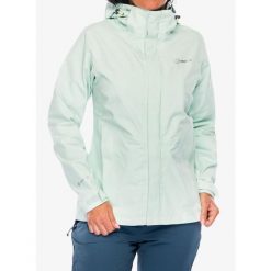 Kurtka GORE TEX damska Berghaus Hillwalker InterActive Shell. Zielone kurtki sportowe damskie Berghaus, bez wzorów, z gore-texu, bez ramiączek, bez kaptura, trekkingowe, gore-tex. Za 760.99 zł.
