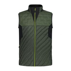 Kurtka puchowa bez rękawów CMP Unlimitech. Zielone kurtki męskie CMP, bez wzorów, z puchu, sportowe, bez kaptura. W wyprzedaży za 541.85 zł.