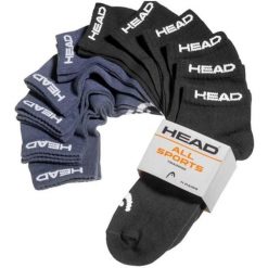 Skarpety Head Elements Sneaker Socks 11 szt. Czarno-granatowy Mix 43-46. Czarne skarpety męskie Head, bez wzorów. Za 186.99 zł.