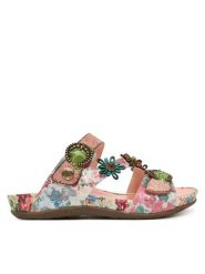 Laura Vita Klapki Liloo 41 Kolorowy. Klapki damskie Laura Vita, bez wzorów, ze skóry, bez obcasa, bez zapięcia. Za 429.99 zł.