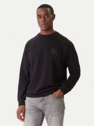 KARL LAGERFELD Bluza 705010 554910 Czarny Regular Fit. Czarne bluzy męskie KARL LAGERFELD, m, bez wzorów, z bawełny, bez ramiączek, bez kaptura. Za 799.99 zł.