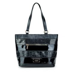 Torebka Monnari. Czarne shopperki damskie Monnari, bez wzorów, bez dodatków. Za 299.99 zł.
