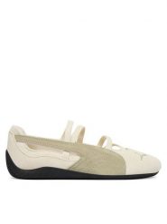 Puma Baleriny Speedcat Ballet Shoes 401287 08 Beżowy. Brązowe balerinki damskie Puma, bez wzorów, ze skóry, bez obcasa, bez zapięcia. Za 399.99 zł.