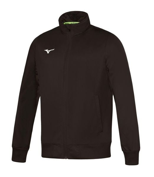 Kurtka z dresu Mizuno Team Core. Czarne kurtki męskie Mizuno, l, bez wzorów, z dresówki, sportowe, bez kaptura. Za 172.00 zł.