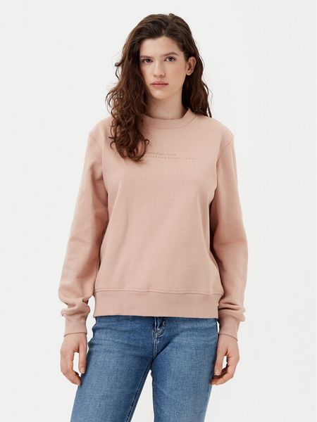 Calvin Klein Jeans Bluza Institutional Graphic J20J224731 Pomarańczowy Regular Fit. Brązowe bluzy damskie Calvin Klein Jeans, xl, bez wzorów, z bawełny, bez ramiączek, bez kaptura. Za 219.99 zł.