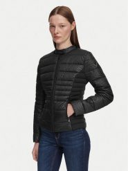Guess Kurtka przejściowa W6YL16 W2891 Czarny Slim Fit. Czarne kurtki damskie Guess, xs, z aplikacjami, z syntetyku, bez kaptura. Za 694.99 zł.