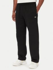 Lacoste Spodnie dresowe XH8867 Czarny Regular Fit. Czarne spodnie sportowe męskie Lacoste, m, bez wzorów, z bawełny. Za 594.99 zł.