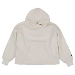 Damska Bluza Z Markowym Rękawem. Białe bluzy damskie Champion, bez wzorów, sportowe, bez ramiączek, bez kaptura. Za 333.99 zł.