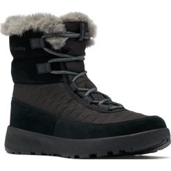 Buty zimowe damskie, Columbia Slopeside Peak Luxe. Czarne obuwie trekkingowe damskie Columbia, bez zapięcia. Za 505.99 zł.