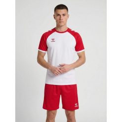 Koszulka Hummel League. Białe bluzki damskie Hummel, bez wzorów, eleganckie, bez kołnierzyka, bez ramiączek. Za 167.00 zł.