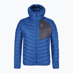 Kurtka męska Montura Pure Duvet. Niebieskie kurtki sportowe męskie MONTURA, na zimę, m, bez wzorów, z materiału, bez kaptura, narciarskie. Za 939.99 zł.